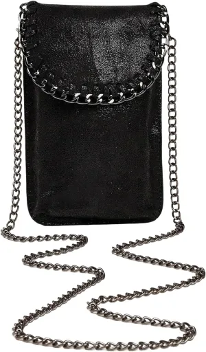 Verdusa Women's Metallic Small Crossbody Bag Casual Cell Phone Purse Chain Strap Shoulder Bags