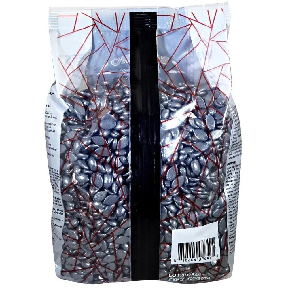 Waxness Barbero Hard Wax Steel for Men - Made in Italy / 2.2 lbs. - 35.27 oz. - 1 kg. Each X 4 Bags = 8.8 Lbs