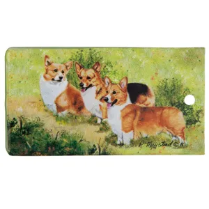 Welsh Corgi Portrait Bag Tag