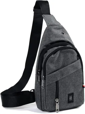 WESTEND Crossbody Nylon Sling Bag Daypack with Adjustable Strap-Small Travel Bag