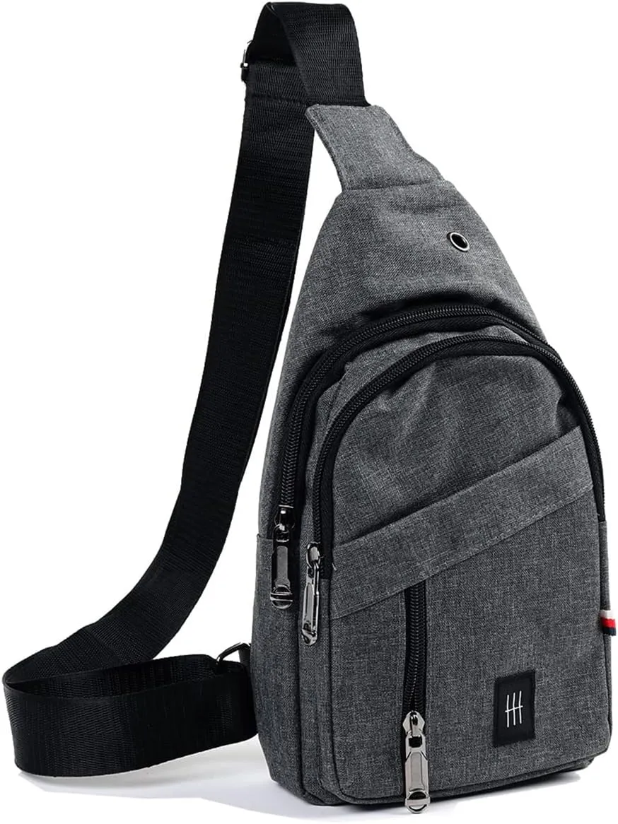WESTEND Crossbody Nylon Sling Bag Daypack with Adjustable Strap-Small Travel Bag