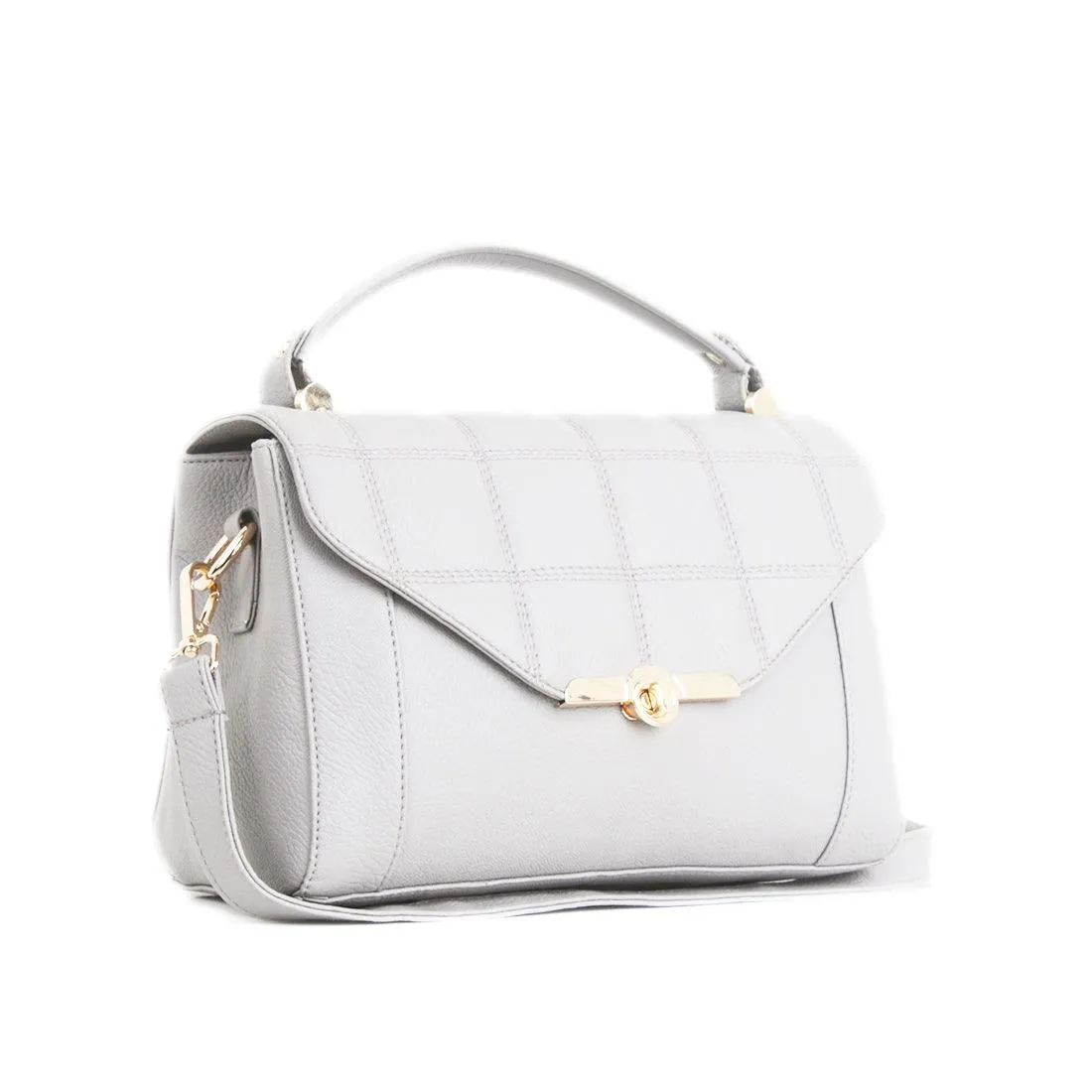 White Fleming Soft Handbag