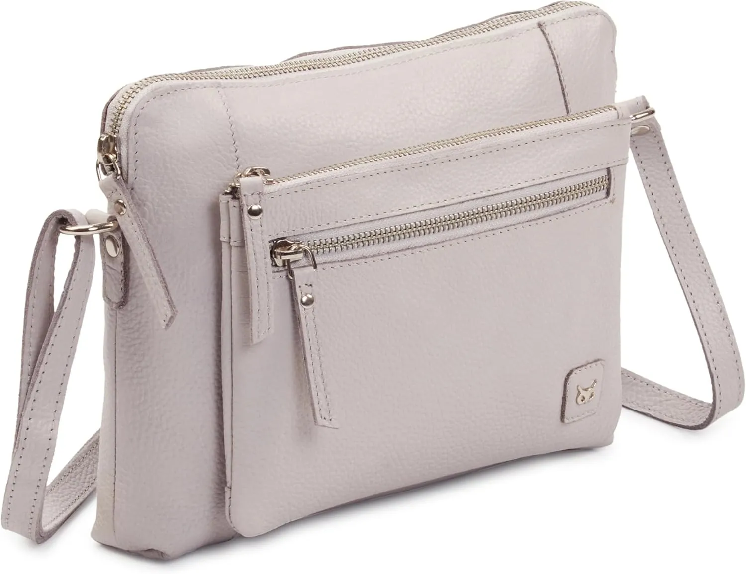 Wise Owl Accessories Small Soft Pebbled Real Leather Crossbody Handbags Purses Sling Crossover Shoulder Bag