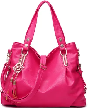 Women Handbag Soft PU Leather Bags Shoulder Bag For Lady Fashion Tote Bag