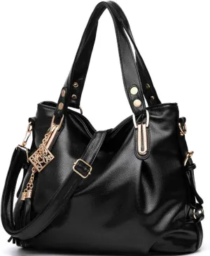 Women Handbag Soft PU Leather Bags Shoulder Bag For Lady Fashion Tote Bag