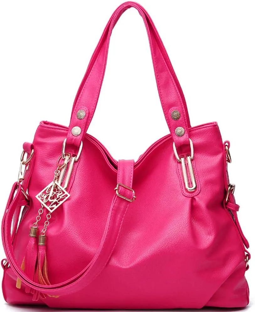Women Handbag Soft PU Leather Bags Shoulder Bag For Lady Fashion Tote Bag