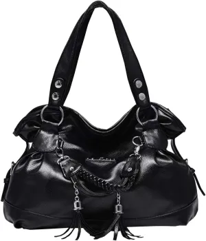 Women Vintage Large Bag Top-handle Handbags Casual Soft leather Shoulder Bags Tote Messenger Purse
