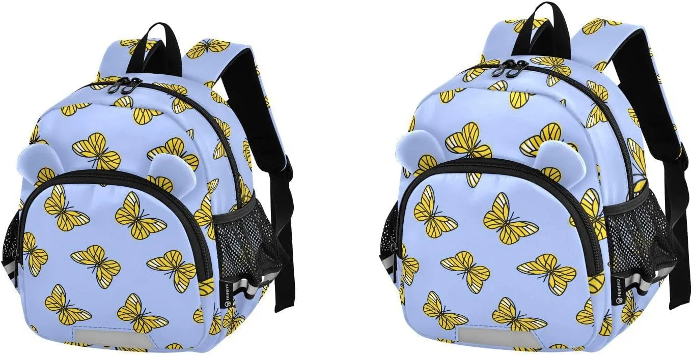Wusikd Kids Backpack Colorful Butterfly Toddler Bags Schoolbag for Girls Boys Kindergarten Student S