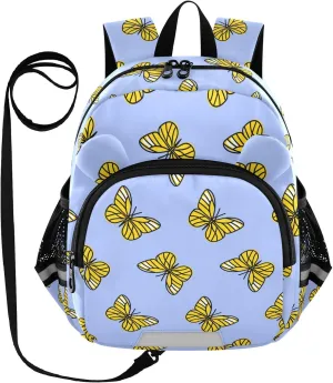 Wusikd Kids Backpack Colorful Butterfly Toddler Bags Schoolbag for Girls Boys Kindergarten Student S