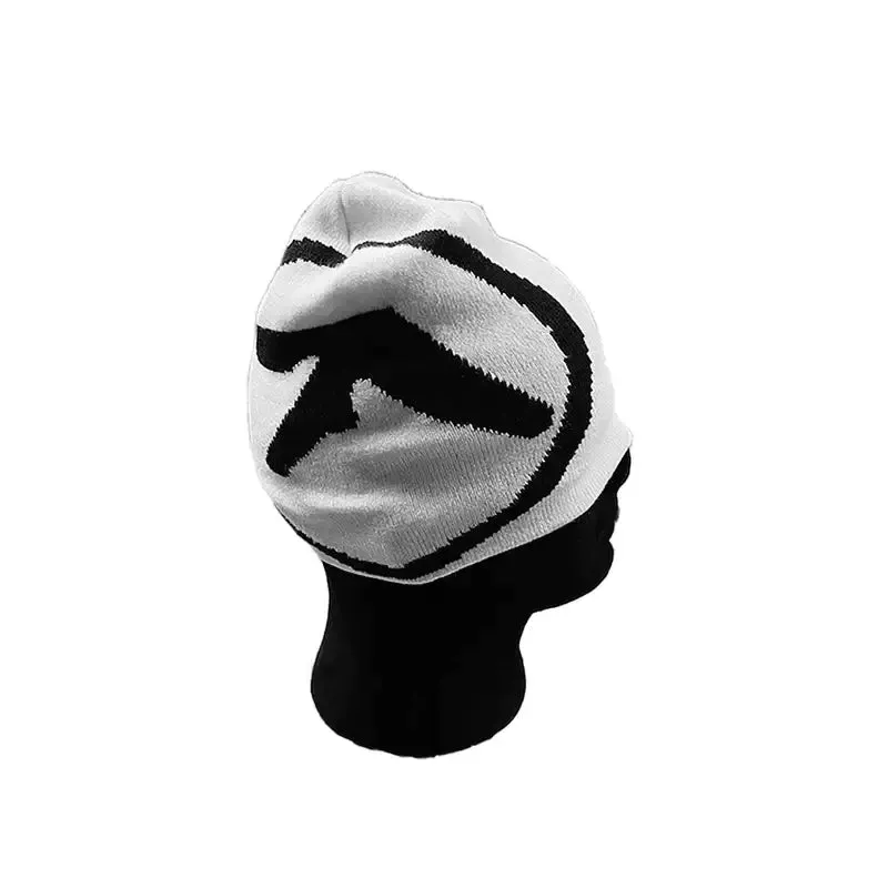 Y2K Vintage Gothic Beanie with Classic Gothic Letter Print