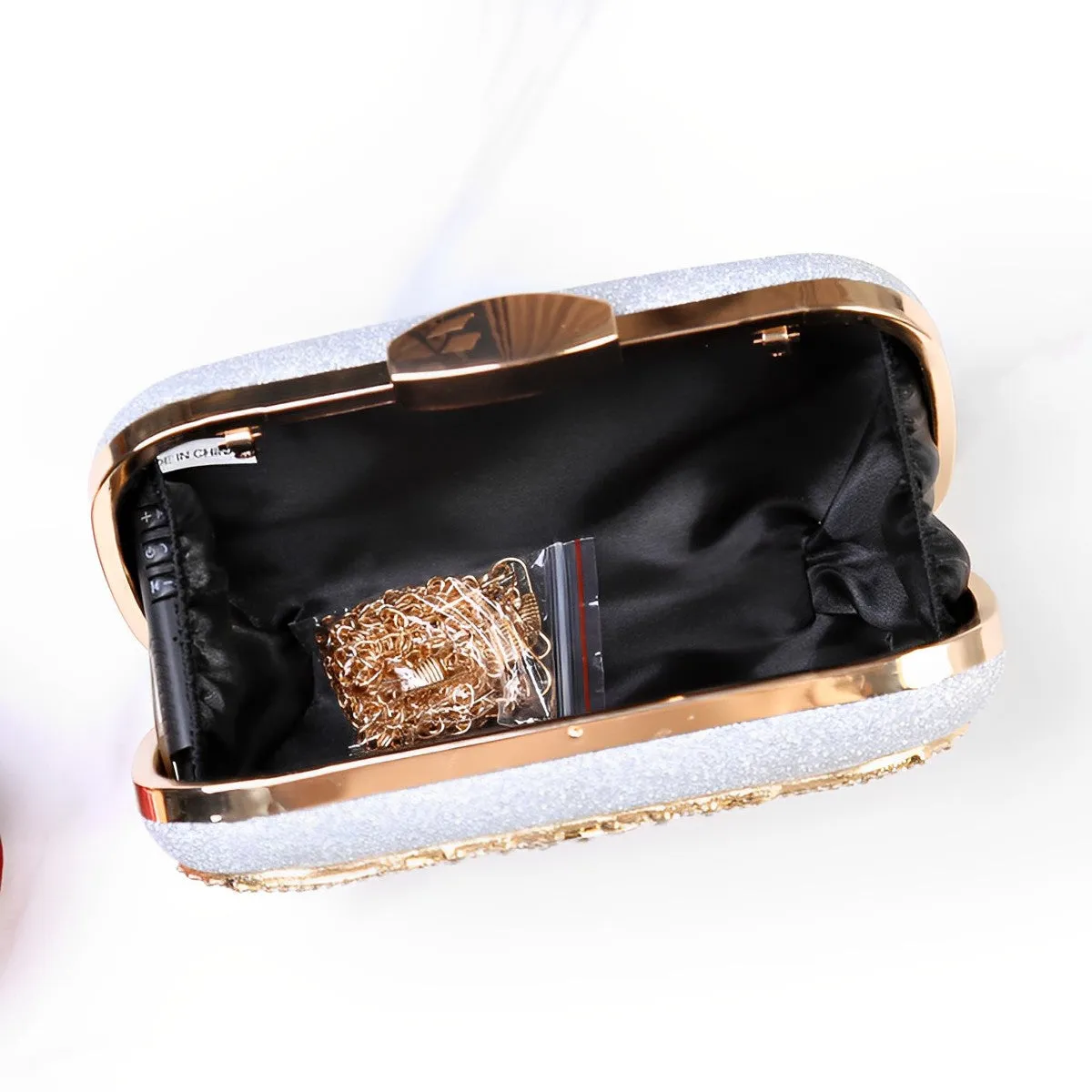 Yasmin Evening Clutch with Diamonds